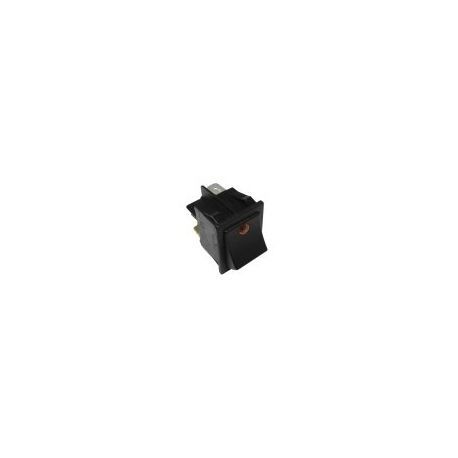 Pulsador Marcha Negro 230V 16A 22x32mm