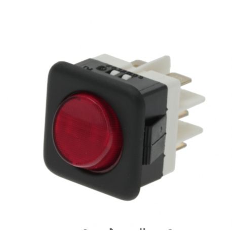 Interruptor rojo 25x25mm