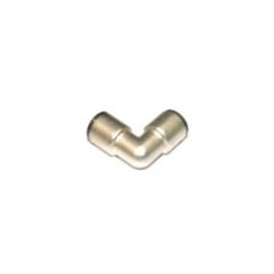 Racor Codo Metalico Para Tubo Ø10mm