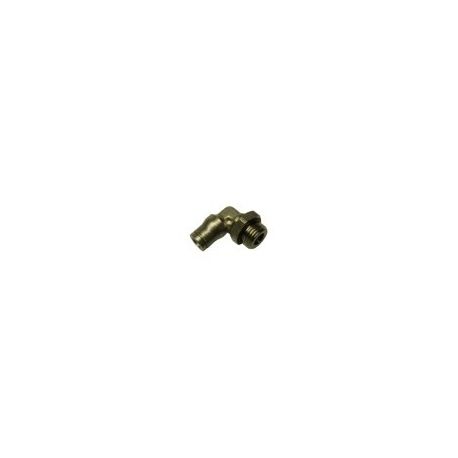 Racor Codo Macho Rosca 1/4" Ø6mm