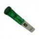 Piloto Verde Ø10mm 230V Faston