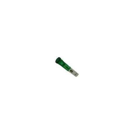 Piloto Verde Ø10mm 230V Faston