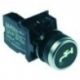 Pulsador Negro Agua 22mm