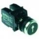 Pulsador Negro Flecha 22mm