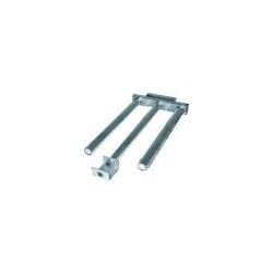 Quemador Barra 2 Filas Plancha Ø28mm