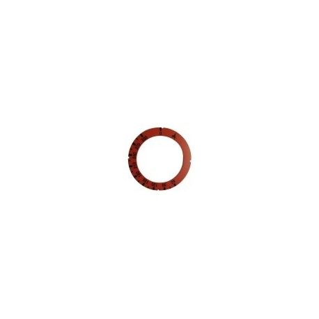 Pegatina Mando Grifo Gas Rojo 60-300°C