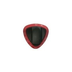 Mando ROJO/NEGRO 160/340°C Eje Ø10x9mm