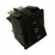 Conmutador Negro Opaco 30x22mm 3 Posiciones