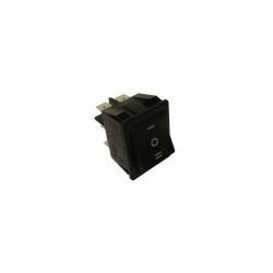 Conmutador Negro Opaco 30x22mm 3 Posiciones
