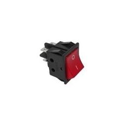 Pulsador Rojo 30x22mm 230V Bipolar