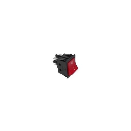 Pulsador Rojo 30x22mm 230V Bipolar