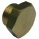 Racor Tapón 3/8" Macho