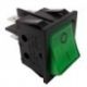 Pulsador Verde 30x22mm 230V Bipolar