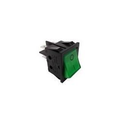 Pulsador Verde 30x22mm 230V Bipolar