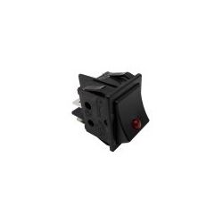 Interruptor C/ Led Rojo 30x22mm 230V 16A