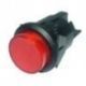 Pulsador Rojo Ø25mm 230V Bipolar
