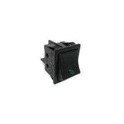 Interruptor 30x22mm 230V Led Verde Bipolar