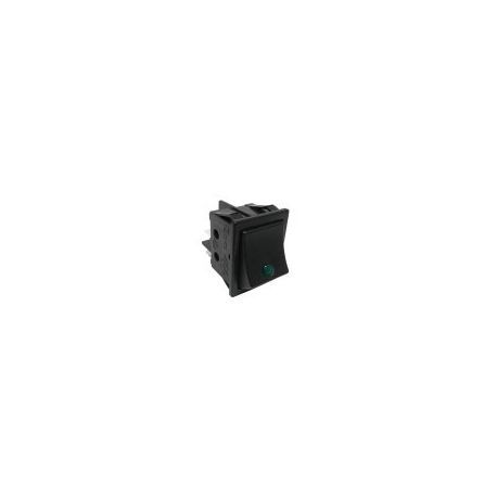 Interruptor 30x22mm 230V Led Verde Bipolar
