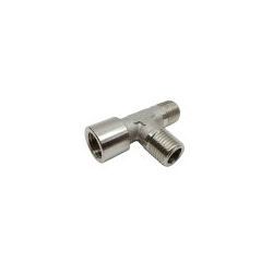 Racor T Lateral 1/4 Hembra 1/4x1/4 Macho