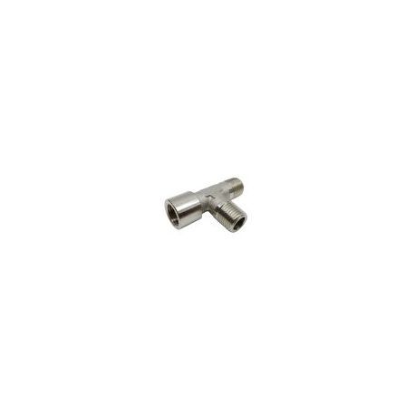Racor T Lateral 1/4 Hembra 1/4x1/4 Macho