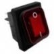 Interruptor Rojo 30x22mm 230V Con Protector