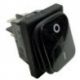 Interruptor Negro 30x22mm Con Protector