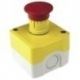 Pulsador Paro Emergencia Ø40mm Seta 2NC