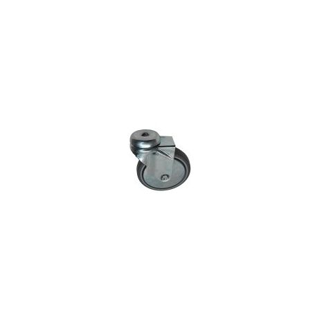 Rueda Giratoria Pasador Ø125x32mm Sin Freno