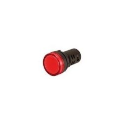 Piloto Led Ø20mm 12V AC/DC Rojo