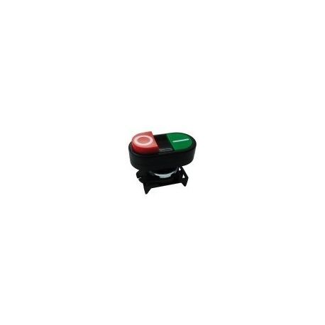 Pulsador Ø22 VERDE/ROJO