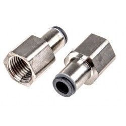 Racor Conexión Rápida Ø6mm 1/4" Hembra