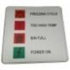 Pegatina 55x55mm Fabricador De Hielo MC15